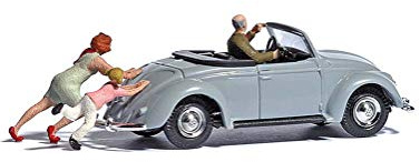 Busch 7823 VW Hebmuller Cabriolet Bump Start Szene