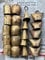 Mango Gifts Rustic Metal Tin Cow Bells - Antique Finish Indian Bells for Crafts and Christmas Decorations With Jute Rope (Iron Tin Set of 20 Assorted)