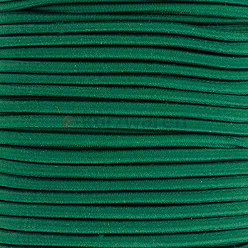 e-kurzwaren 5m Gummikordel 1mm / 2mm / 2,5mm / 3mm / 4mm / 5mm Hutgummi hochwertig Rundgummi Gummischnur elastisch Handwerk 32 Farben