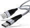 iSOUL USB C Cable [2M] Data Sync High Speed Charging Nylon Braided Type C Fast Charger Lead Cord for Samsung Galaxy Huawei MacBook Xperia OnePlus Google Pixel Oculus Quest, iPad 10.2 8th Generation