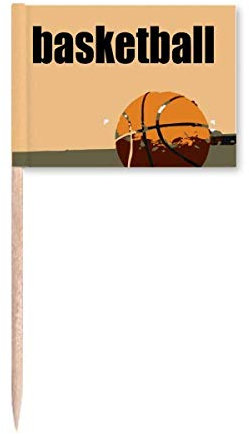 Ball Sports USA Zahnstocher Flaggen Marker Topper Party Dekoration