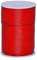 Cords Essentials Round Genuine Leather String Cord, Rope for Jewelry Making, Necklaces, Bracelets, Kumihimo Braiding, Wraps, Crafts and Hobby Projects (Red, 2.0 MM)