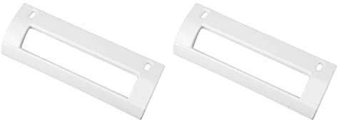 MIRTUX Kit de 2 Tiradores Puerta Frigorífico Compatible con Balay, Bosch, Crolls, LG y Lynx - Medidas: 19,7 cm x 7,5 cm - Código del Recambio: 93613 - Recambios de Frigorífico para Balay