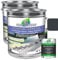 DB Rénovation PEINTURE SOL TERRASSE Extérieur pour béton, pavé - Forte protection UV - Haute imperméabilité - Passage fréquent - Gris anthracite 10KG + 2L Diluant