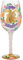 Enesco Lolita Happy 70th Birthday Wine Glass Drinking Glasses