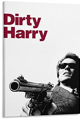GUANGYING 1970er Serial Killer Films Dirty Harry Poster Leinwand Wandkunst Poster Dekorativ Schlafzimmer Modern Home Print Bild Kunstwerke Poster 20 x 30 cm