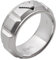 Emporio Armani Ring Für Männer Sentimental, Länge: 25mm, Höhe: 9.5mm, Breite: 25mm Silberner Edelstahlring, EGS2908040