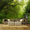 Fototapete 3D Stereo Urwald Natur Landschaft Wandbild Wohnzimmer Sofa TV Schlafzimmer Hintergrund Wand,400x280cm