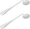 Luxshiny Cucharas Curvas para Zurdos 2 Uds. Utensilios Adaptables Cuchara en Ángulo Cuchara de Autoalimentación de Acero Inoxidable para Pacientes Mayores con Manos Débiles