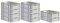 PROREGAL SuperSparSet 10x Eurobox NextGen Color | HxBxT 17x40x60cm | 34 Liter | Griffe gelb offen | Glatter Boden | Eurobehälter, Transportbox, Transportbehälter, Stapelbehälter
