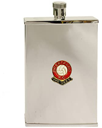 Brentford Football Club Slim Pocket Flask