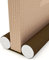 Isolation Porte avec Tissu Oxford Imperméable Ecologique, HASA zone 93cm Boudin Porte Isolation Libre de Couper, Double Boudin de Porte pour Dessous de Porte Intérieur et Extérieur Protection, Marron