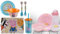 Peppa Pig Ensemble de vaisselle réutilisable 5 pièces pour la première alimentation de bébé – 340 ml avec paille en plastique, gobelet, assiette, bol, fourchette, cuillère, pour les repas de 6 ans et
