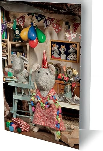 Mäusehaus - 6 Doppelte Einladungen Mit Umschlag – Ich Gib Eine Party!