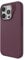 ZAGG Manhattan Snap iPhone 15 Pro Case - Premium Silicone iPhone Case, Durable Graphene Material, Smooth Surface with a Comfortable Ripple Grip, MagSafe Phone Case, Plum Purple