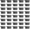 35mm x 35mm Black Plastic Plugs, Black Square Tube Covers, Inner End Caps for Chairs Desks Tables Foot Furniture Pipe, 40 Pcs