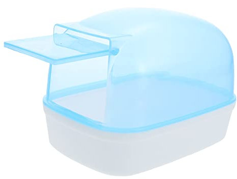 HAPINARY Lot De 2 en Plastique pour Hamster Boîte Visible pour La Maison - Fournitures pour Hamsters Antidérapants