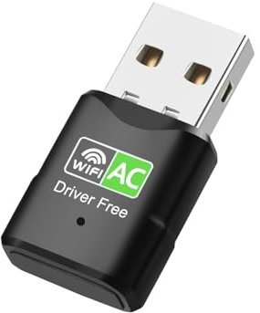 Foyucool 600M Dual Band Wireless Network Card, USB Wireless Network Card 2.4G/5G, Wireless Network WiFi Receiver, Driver Free