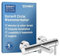 Duravit Circle Wannenarmatur Aufputz für 2 Verbraucher mit Umstellventil, Wannenthermostat mit Keramikmischsystem, Chrom