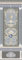 Melody Jane Dolls House Wallpaper Chinoiserie Panels Blue Grey 1/2in 1:24 Miniature Print