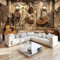 Chambre Papier Peint Panoramique Musique de Cow-Boy Poster Geant Mural, Multicolore Papier Peint Intissé Mural pour Salon Canapé TV Fond Décoration Murale 350x256cm