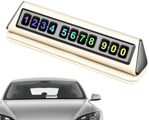 KFZ Telefonnummernschild Für Den Parkplatz Mobiles und tragbares