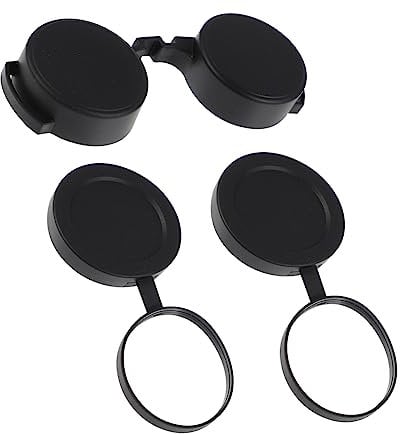 TINEASUR 3pcs Binocular Lens Cap for Adults Binoculars Objective Lens Cover Easy Install for Telescope Accessories