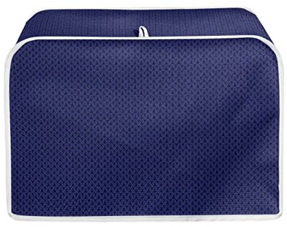 Blue 4 Slice Toaster Cover, Dustproof Cover Small Appliance Cover Bread Maker Cover Dust Protection & Waterproof Keep Toaster Clean and Convenient