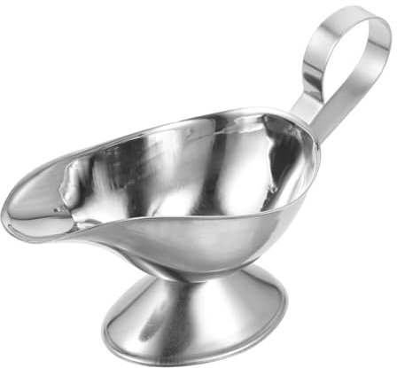 MAGICLULU tasse de sauce à steak bol de sauce pot à lait vinaigrette contenant Récipient à sauce pour salade serveurs casserole de sauce tomate distributeur de sauce en acier inoxydable