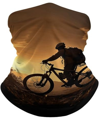 Cache-Cou VTT en Soirée Tube Bandeaux Élastique Bandana Ultra-Douce Écharpe, pour Homme, Femme, Jogging, 26x30cm