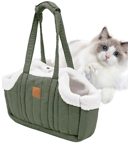-Tragetasche, tragbare -Tragetasche, Winter, warme Katzen | Hundetasche, -Autositz-Reisetasche, -Tragetasche, weiche waschbare Reisetaschen, -Tragetasche für