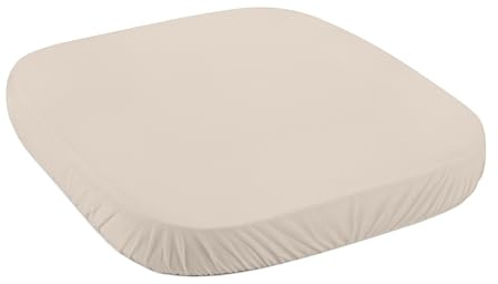 Waldin Spannbettlaken, Babybett 7in1, Jersey Baumwolle | Klein 73 x 73 cm, Farbe Beige, Oeko Tex zertifiziert, Rutschfest, Waschbar bei 40 °C