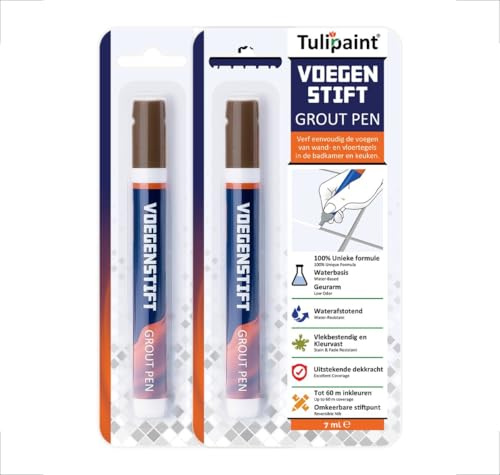 Tulipaint Duopack Fugenstift Braun 5mm