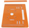 Qcwwy Circular Saw Guide Base Plate Stable and Durable for Woodworking Cutting Projects 28x25cm