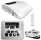 Mcamgiczin Aire Acondicionado de Techo para autocaravanas, Doble función frío-Calor, 12 V/24 V/48 V/72 V/96 V/220 V, Universal, con regulación de frecuencia y bajo Nivel de Ruido.,24V