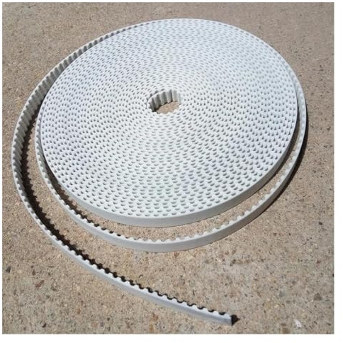 Zahnriemen aus Polyurethan PU T5 – Offener Stahl & Kevlar-Seil, Getriebe-Förderband, Ersatz für elektrischen Vorhang und Anlasser, 10 mm breit, 50 m lang