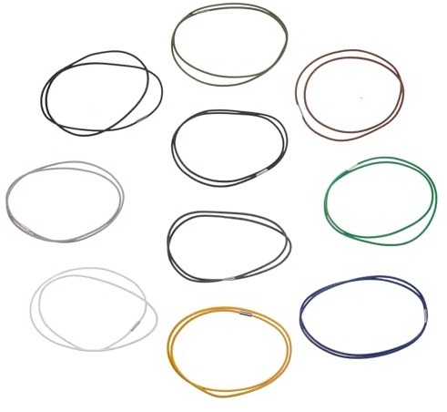 MUCKLILY 10pcs Elastic Trash Bag Bands 140cm Large Garbage Can Rubber Straps Reusable Bin Liner Fasteners for Kitchen Office Bathroom Waste Bin Secure Fixing Random Color