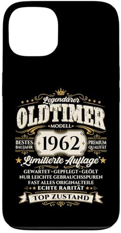 Hülle für iPhone 13 64. Geburtstag Geschenk Mann Oldtimer Jahrgang 1962 lustiges