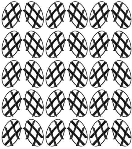 JEWEDECO 120pcs Plant Pot Feet with Efficient Drainage and Floor Protection, 4.53 Inch Pp Planter Risers for Indoor and Outdoor Use on Decks and Gardens