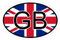 Kiwistar - Autoaufkleber - 10x6,6 cm - außen klebendKiwistar Autoaufkleber - Großbritannien GB Auto, Laptop, Fahrrad, LKW, Motorrad Mehrfarbig Autoaufkleber Aufkleber KFZ Flagge Fahne