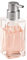 iDesign Casilla Modern Foaming Soap Dispenser Pump for Kitchen and Bathroom, Glass, Clear/Brushed, 1-Piece