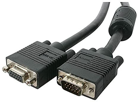 3Go Cable VGA Negro 10 m