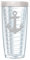Silber Anker Bling Traveler Tumbler Becher mit Deckel 16 Ounce silber