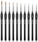 Detail Paint Brushes Set 10pcs Miniature Brushes for Fine Detailing & Art Painting - Acrylic, Watercolor,Oil,Models, Warhammer 40k