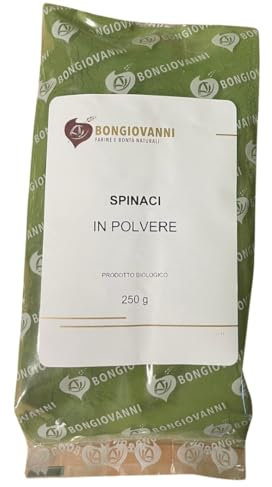 BONGIOVANNI FARINE E BONTA' NATURALI Spinaci disidratati in polvere 250g BIO