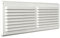 La Ventilazione AR3814B Rejilla de ventilación de plástico Rectangular para superponer, Color Blanco, 384x146 mm
