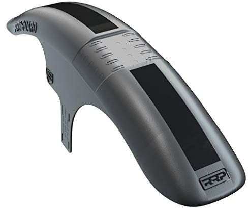 RRP ProGuard Front Mountain Bike Mudguard Black, Standard / Rapid Racer Product MTB Fender Face Mud Spray Muck Dirt Water Pro Guard Shield Trail Enduro Racing Race Downhill Biking Riding Neo
