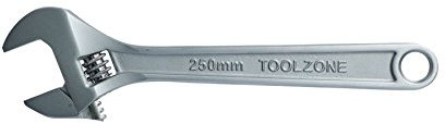 AB Tools 10” / 250mm Standard Adjustable Spanner Monkey Wrench Plumbers 0 – 30mm