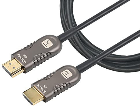 Techly 103984 Cavo Ottico Attivo HDMI™ 2.0 AOC 4K 18Gbps HDMI™ A/A M/M 20m Nero