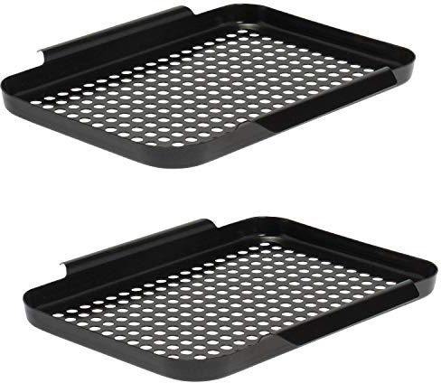 bremermann Grillplatte 2er-Set, Grillpfanne, antihaftbeschichtet 29,5 x 25,5 cm